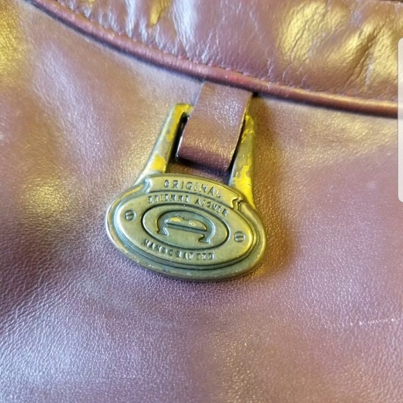 Vintage Burgundy Brown Etienne Aigner Leather Bag - Picture 2 of 8